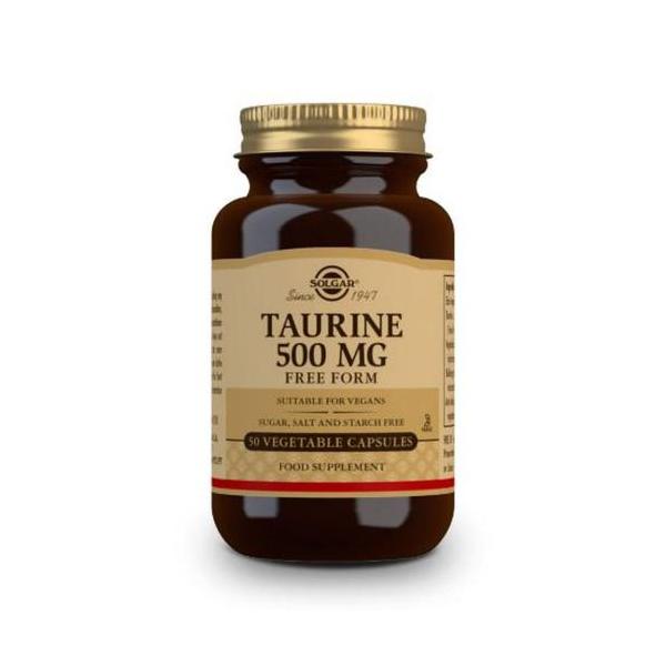 TAURINA 500 MG  50 CAPSULAS  (SOLGAR)