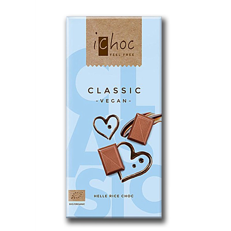 CHOCOLATE VEGANO CLASICO BIO 80G (ICHOC)