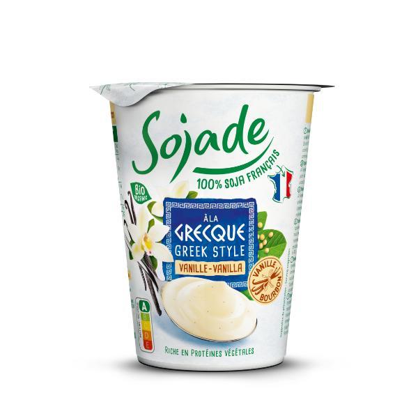 YOGUR SOJA VAINILLA GRIEGO BIO 400G (SOJADE)