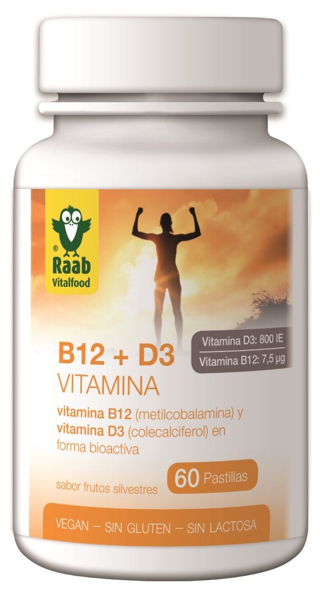 VITAMINA B12-D3  60 COMP. 1.5G (RAAB)