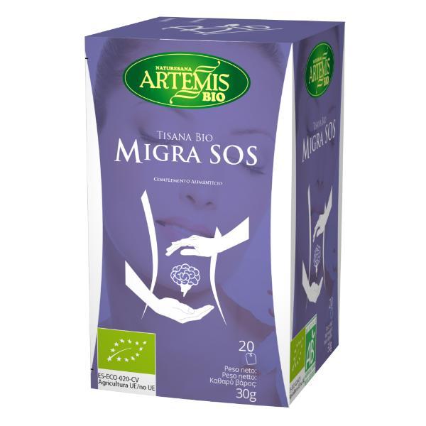 TISANA MIGRA SOS BIO 30 GR  20 BOLSAS (ARTEMIS)