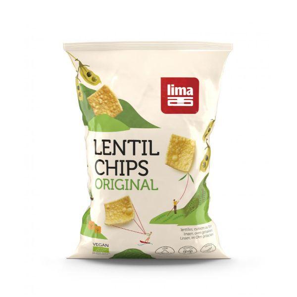 CHIPS LENTEJAS ORIGINAL BIO. 90GR. (LIMA)