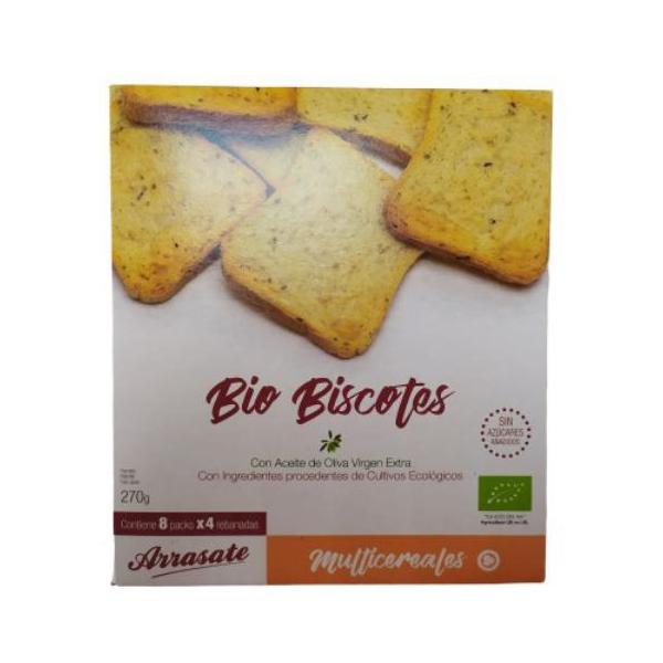 BISCOTES MULTICEREAL BIO 270GR (ARRASATE)