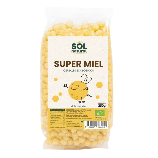 BOLITAS MAIZ SUPER MIEL BIO 250GR (SOL)