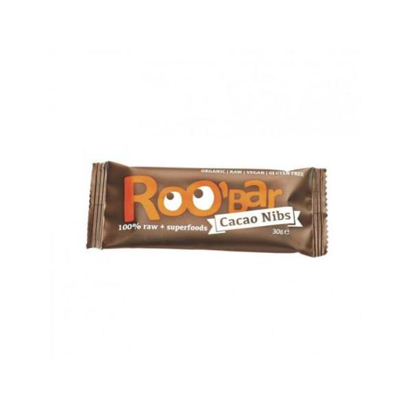 BARRITA ROOBAR CACAO ALMENDRA BIO 30G