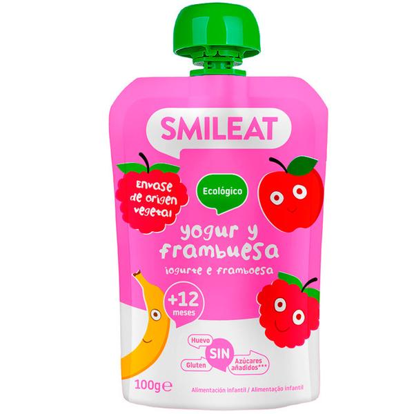 POUCH YOGUR-FRAMBUESA ECO 100G SMILEAT