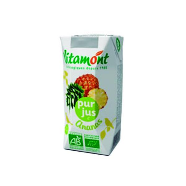 ZUMO PIÑA SIN AZUCAR BIO BRICK 200ML (VITAMONT)