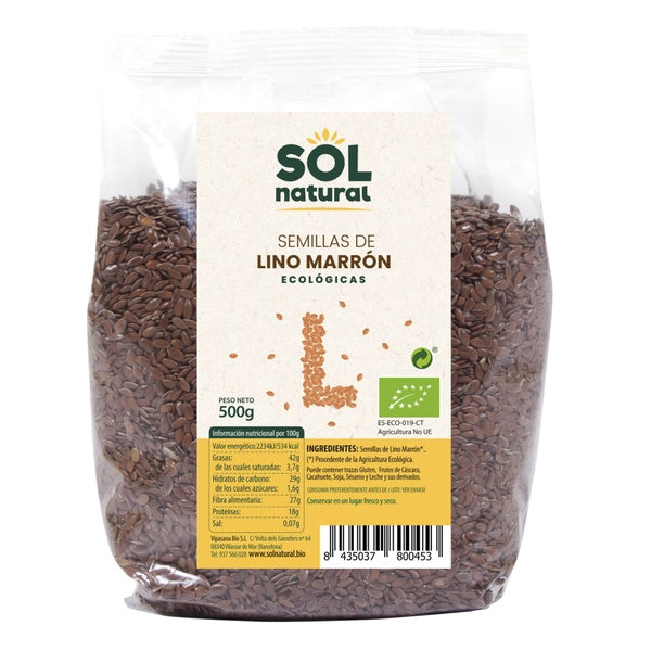 LINAZA MARRON BIO 500GR (SOL)