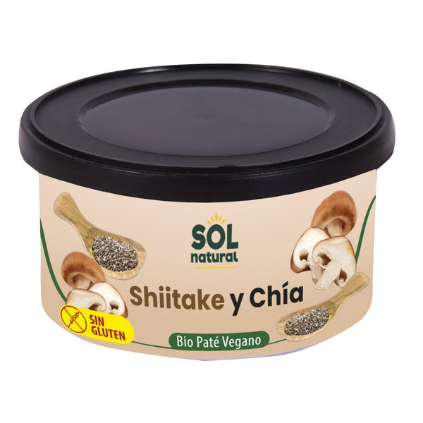 PATE VEGAN SHITAKE CHIA SIN GLUTEN BIO 125G (SOL)